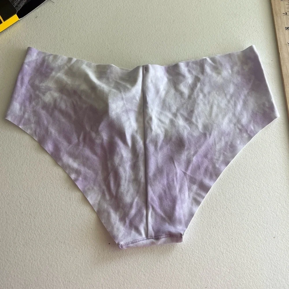 Aerie nwt no show cheeky cotton purple tie dye panties